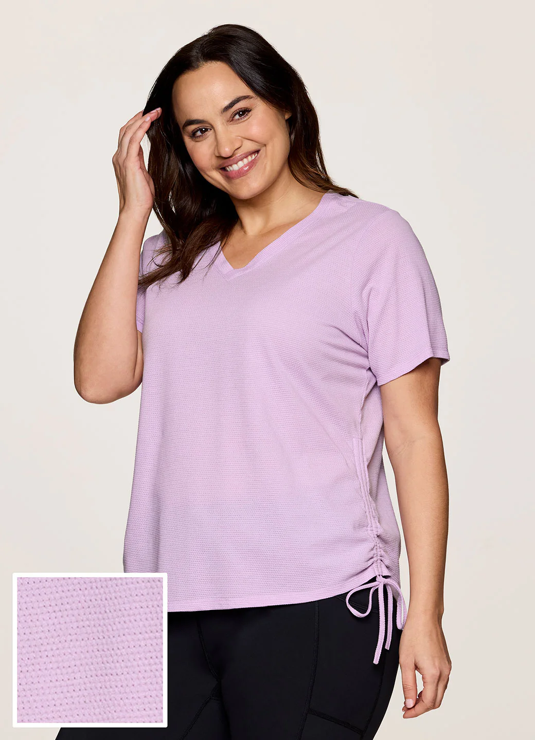 Plus All In Ruched Tee - Image 6