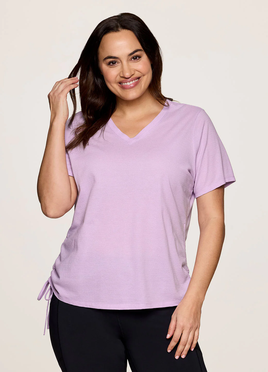 Plus All In Ruched Tee - Image 9