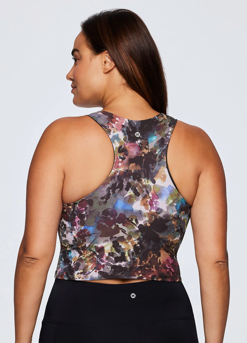 Plus Botanical Floral Shelf Bra Tank - Image 2