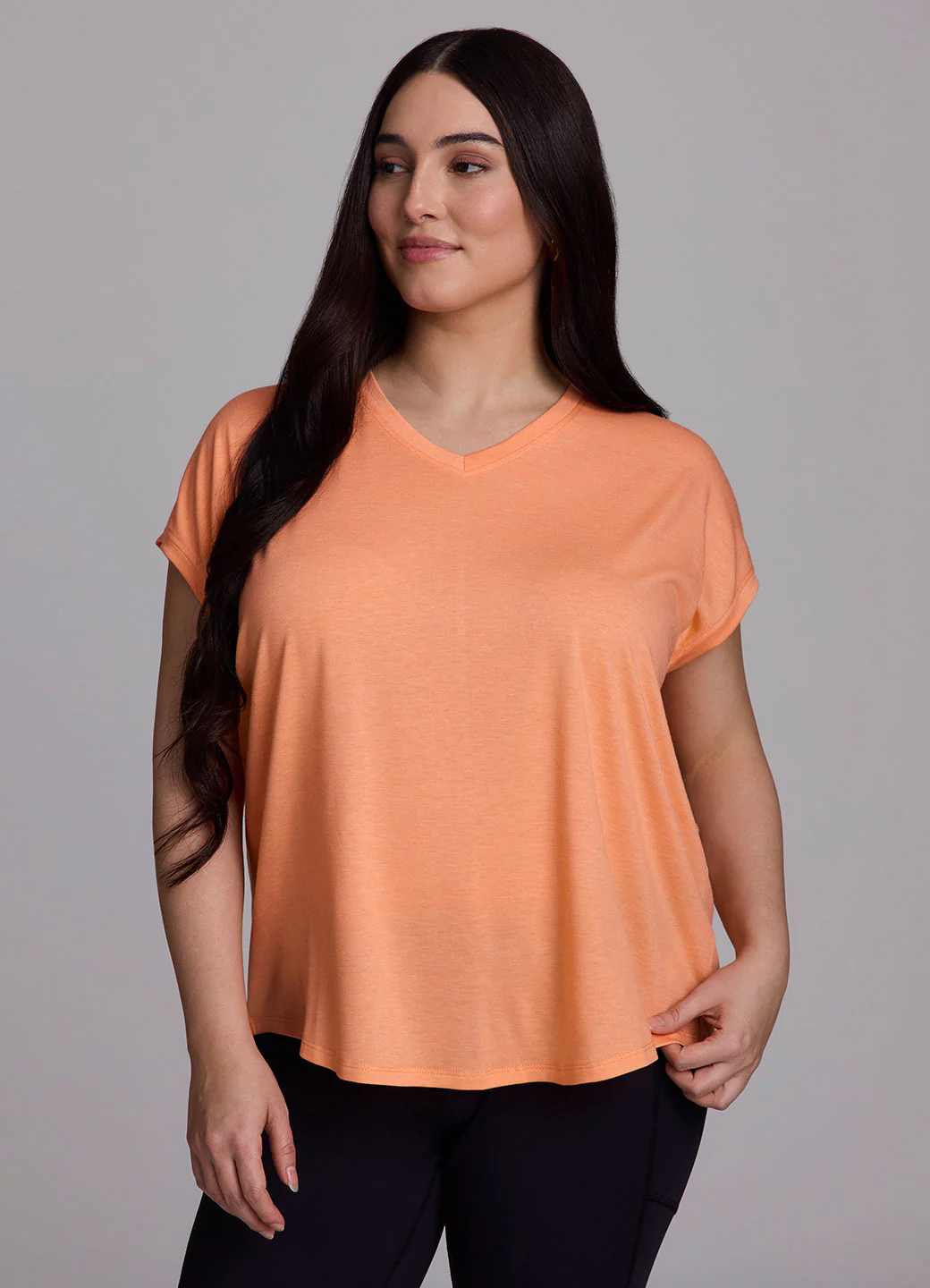 Plus Breezy Hi Low Tee - Image 12