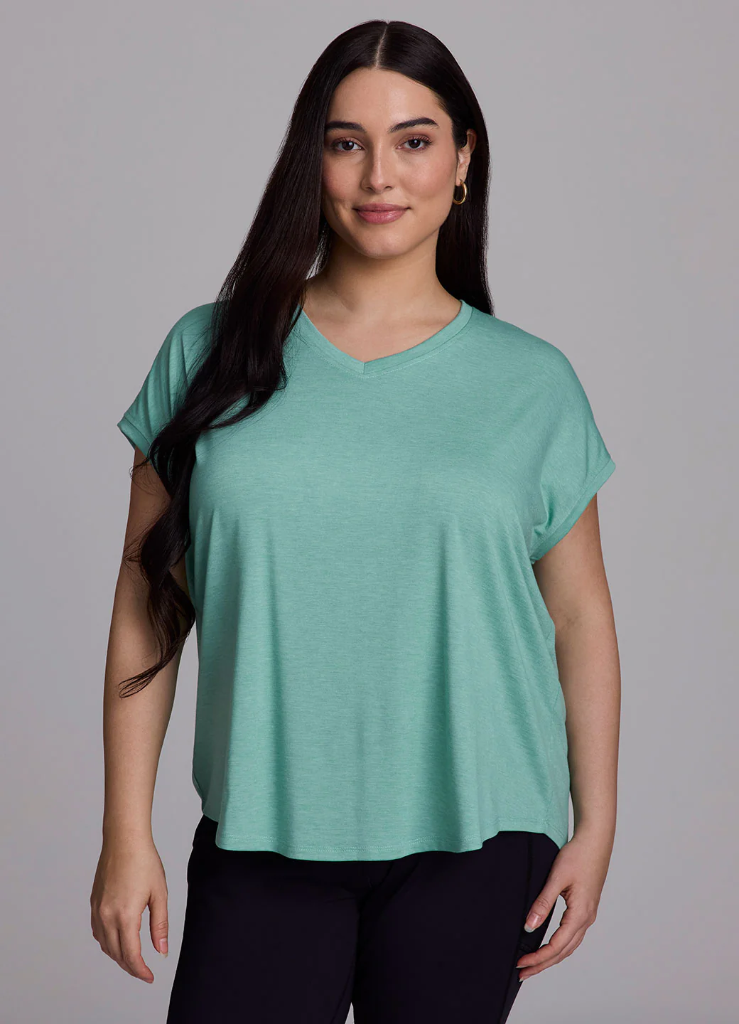 Plus Breezy Hi Low Tee - Image 13