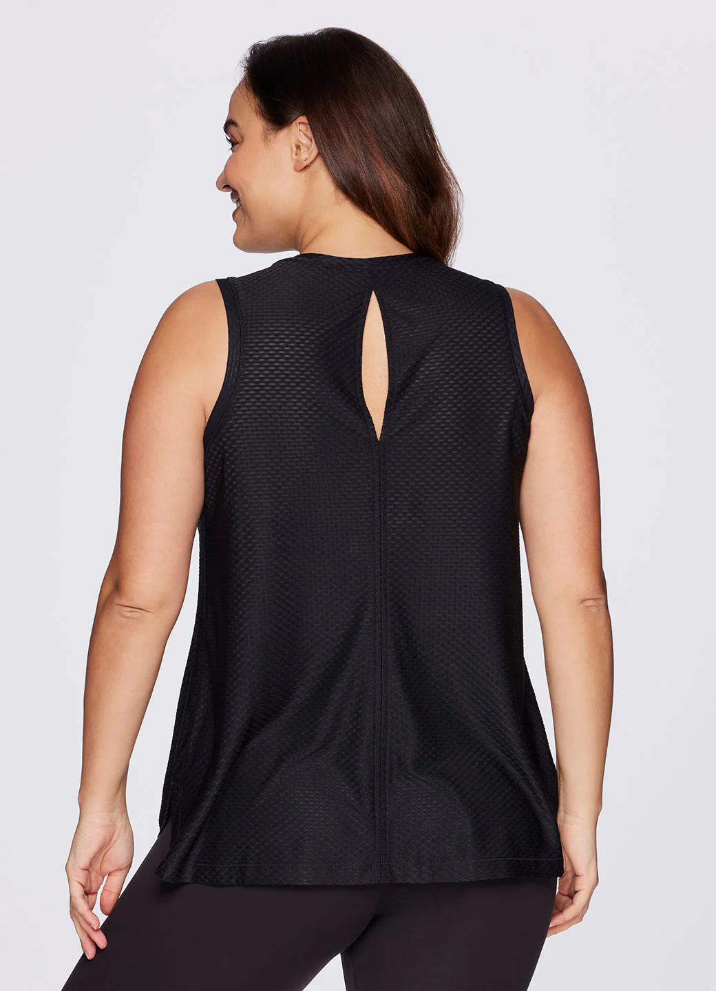 Plus Breezy Keyhole Tunic Tank - Image 12
