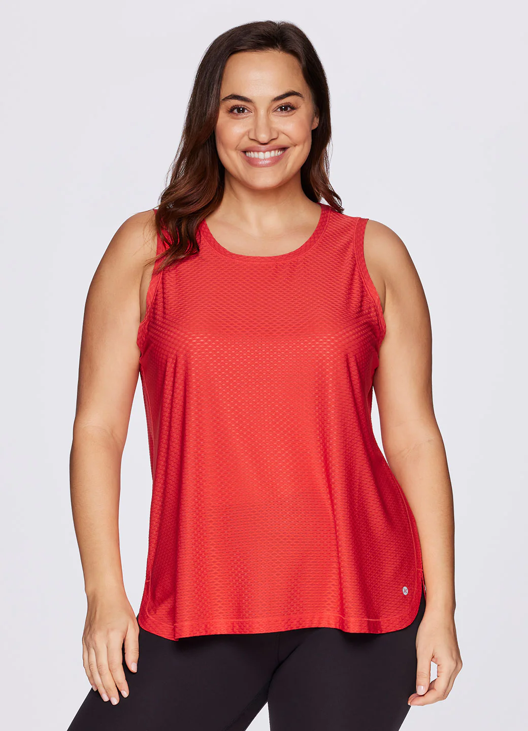 Plus Breezy Keyhole Tunic Tank - Image 3