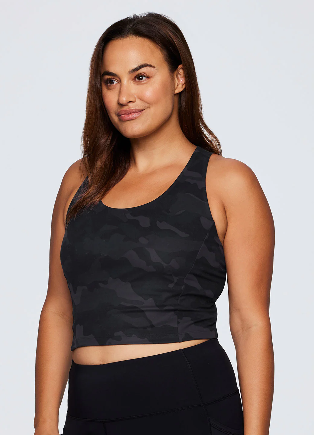 Plus Camo Shelf Bra Tank - Image 3