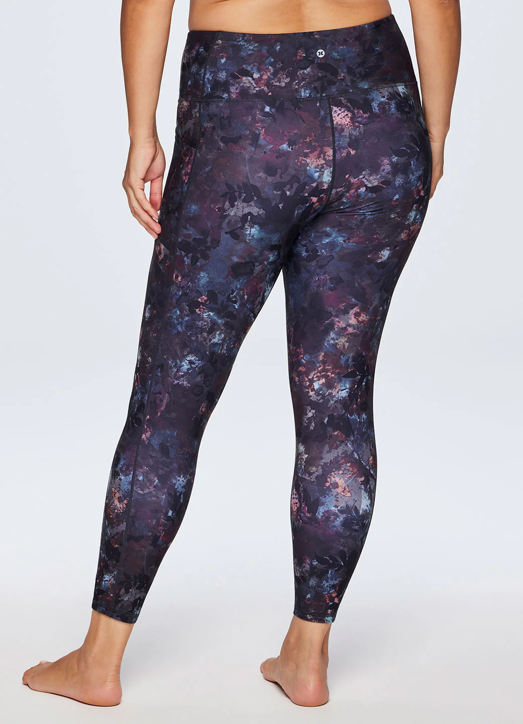 Plus Dancing Leaves Legging With Pockets - Image 2