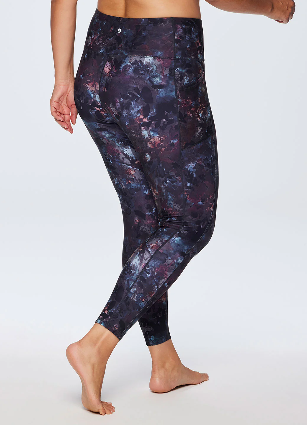 Plus Dancing Leaves Legging With Pockets - Image 5
