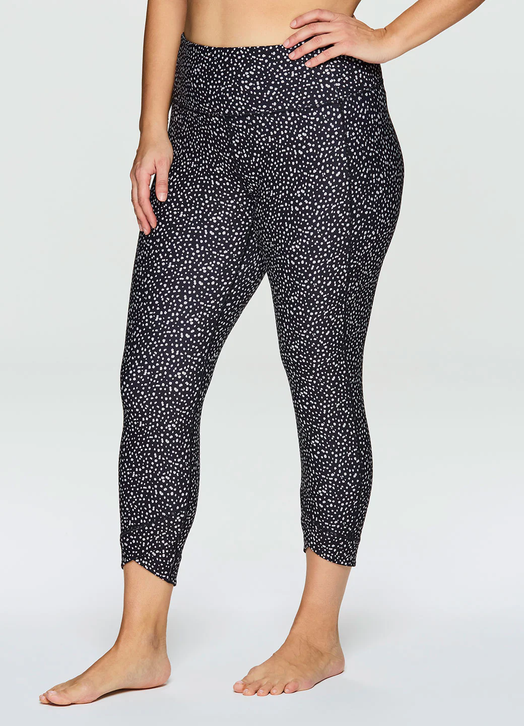 Plus Dip Dot Super Soft Tulip 7/8 Legging - Image 3
