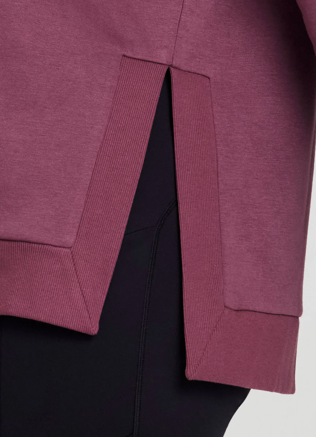 Plus Downtown Fleece 1/4 Zip Tunic - Image 4