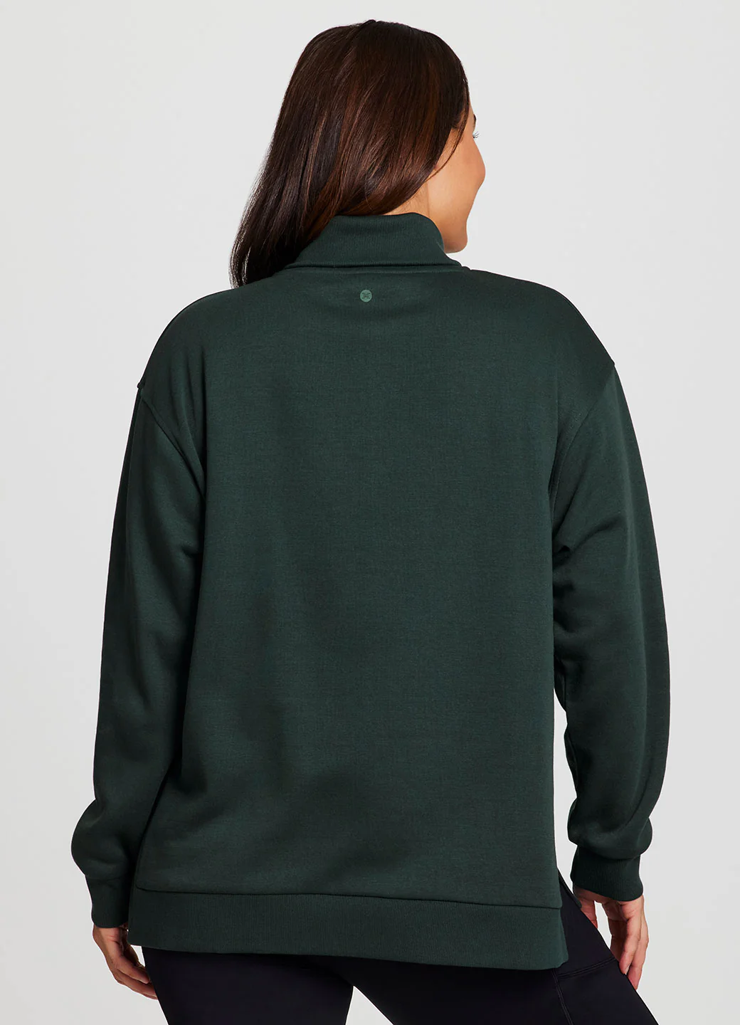 Plus Downtown Fleece 1/4 Zip Tunic - Image 7