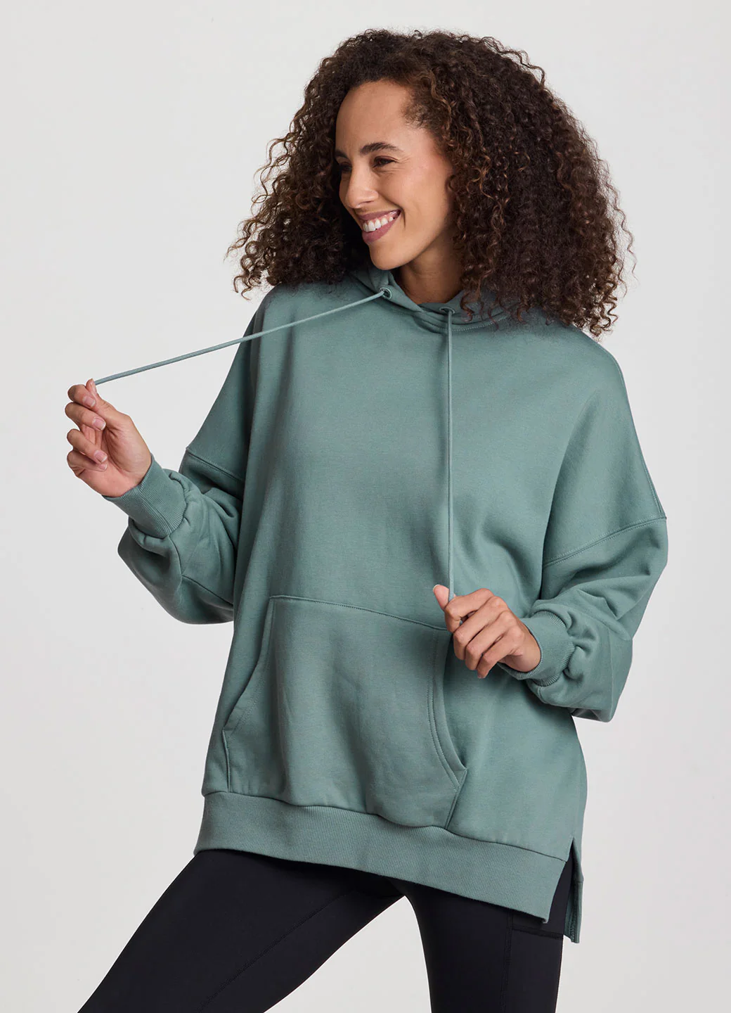 Plus Everyday Go-To Oversized Fleece Hoodie - Image 10