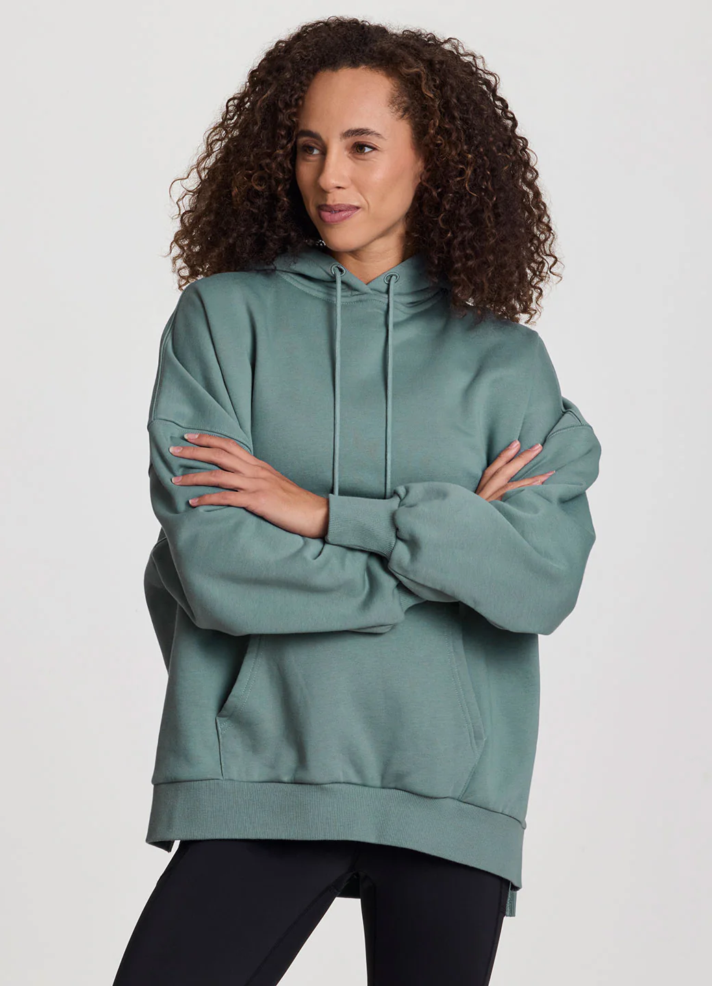 Plus Everyday Go-To Oversized Fleece Hoodie - Image 6