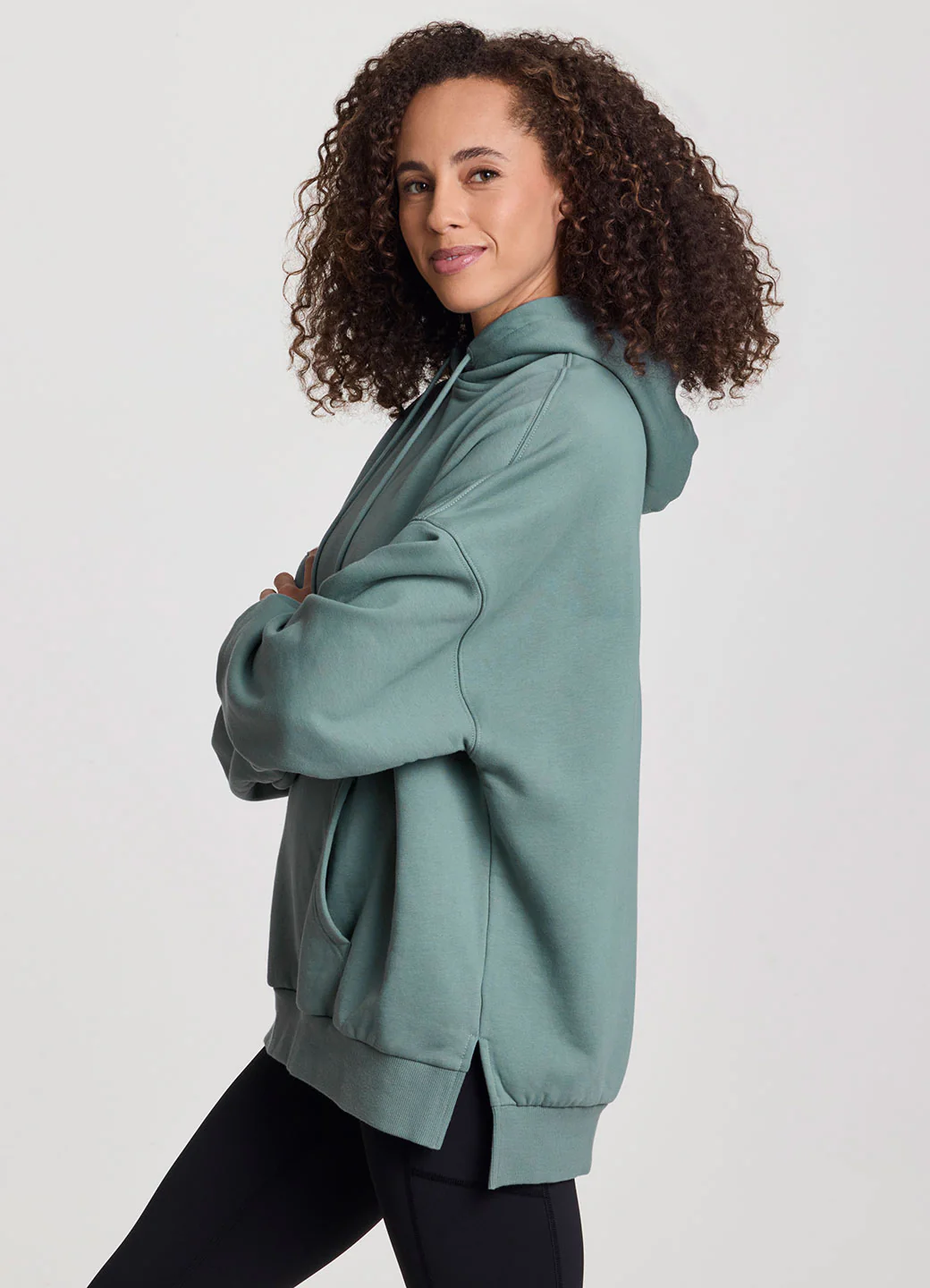 Plus Everyday Go-To Oversized Fleece Hoodie - Image 8