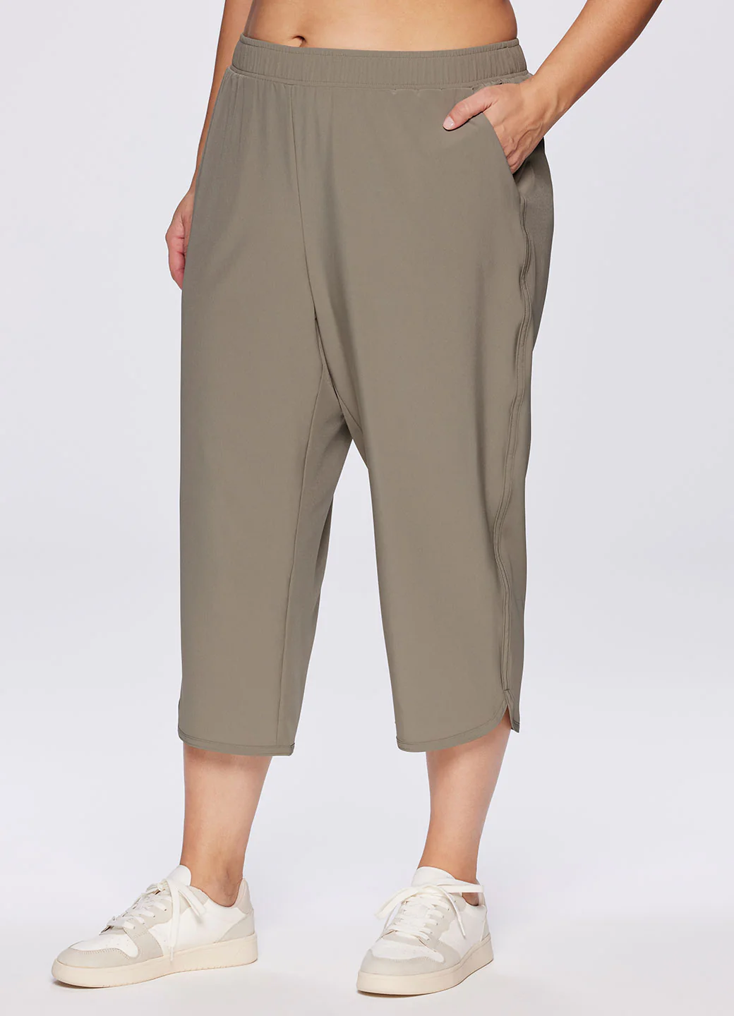 Plus Gabby Weekend Wide Leg Capri - Image 7