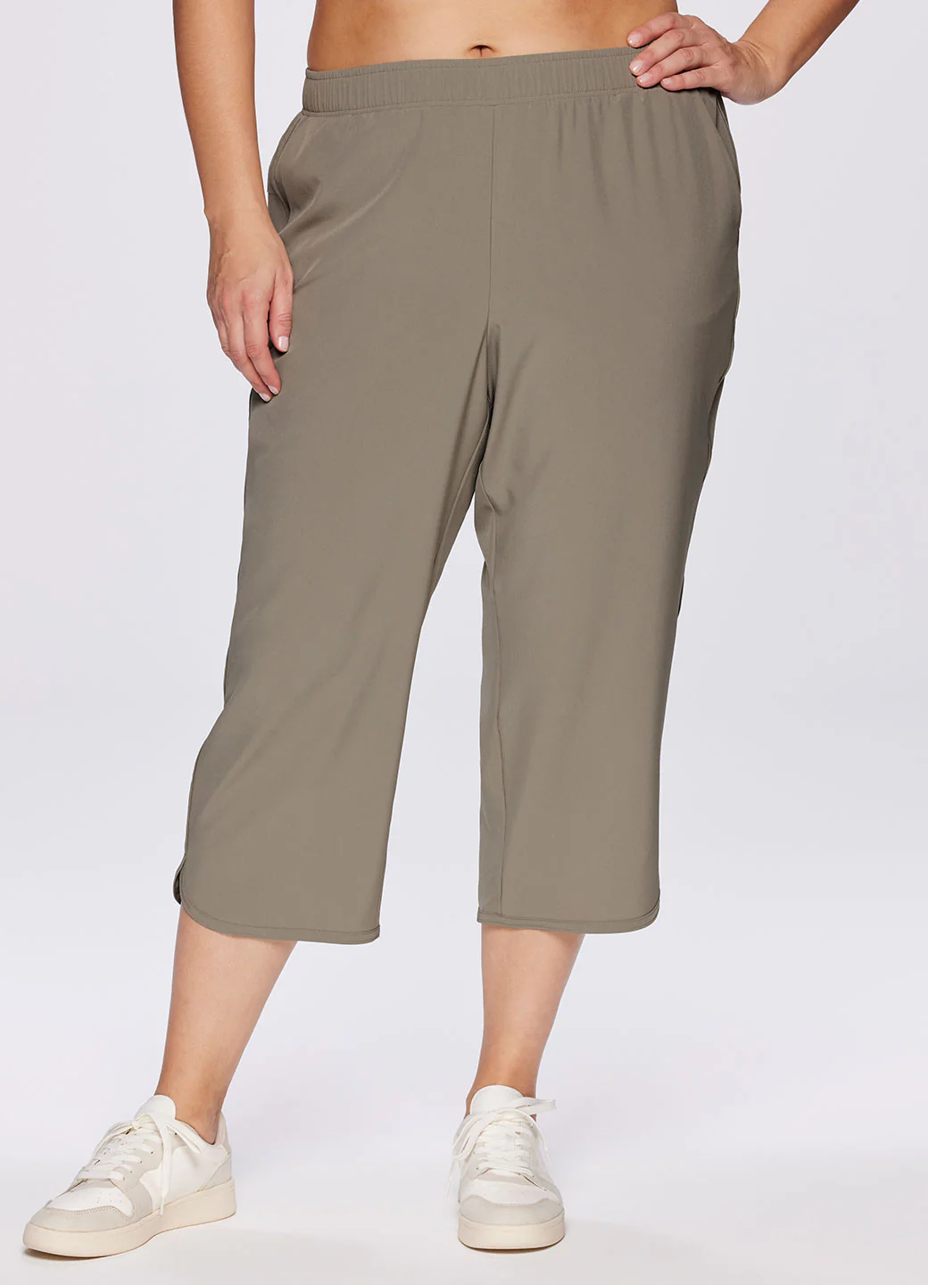 Plus Gabby Weekend Wide Leg Capri - Image 9