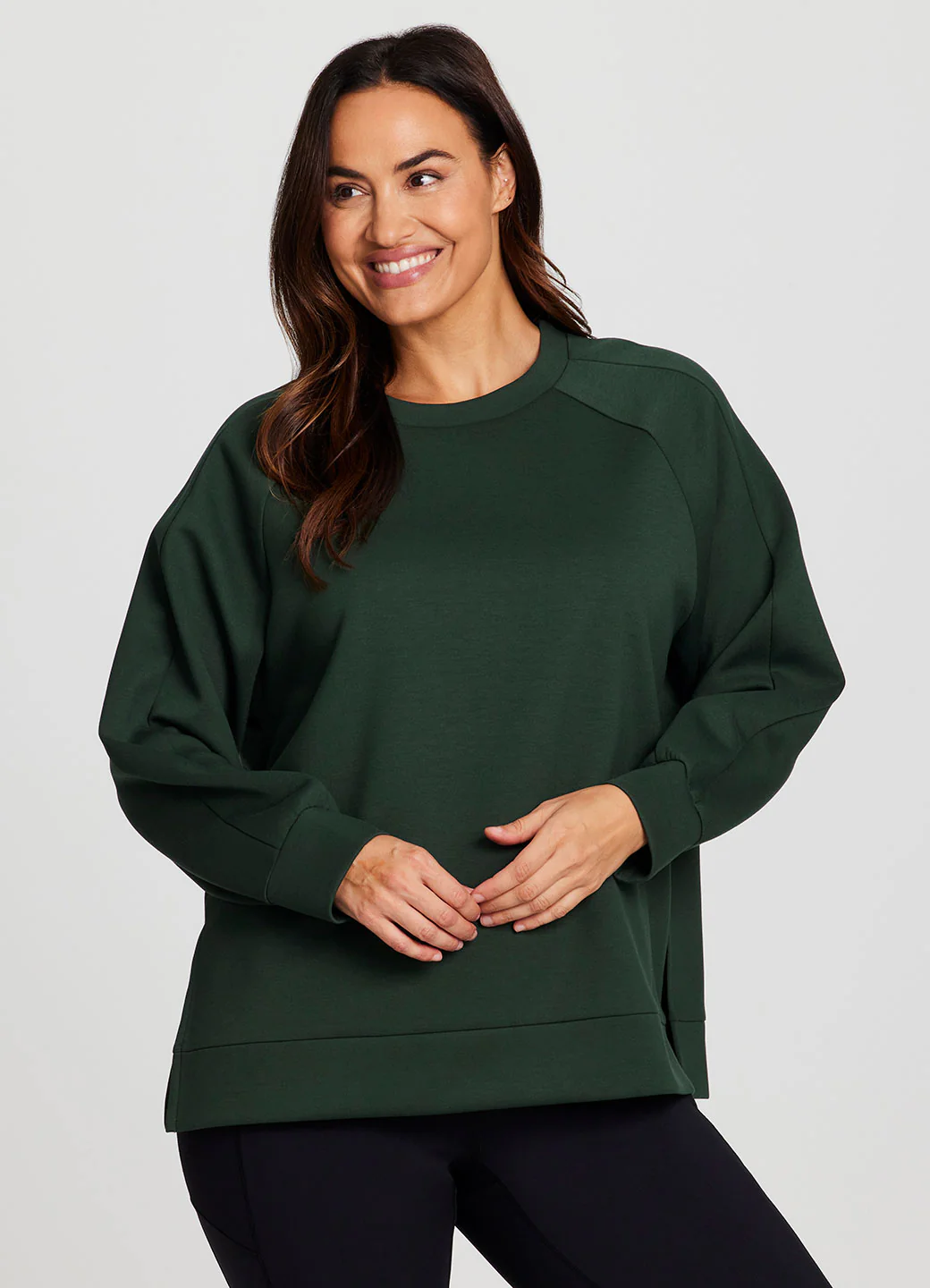 Plus LuxeSoft Crewneck Tunic - Image 13
