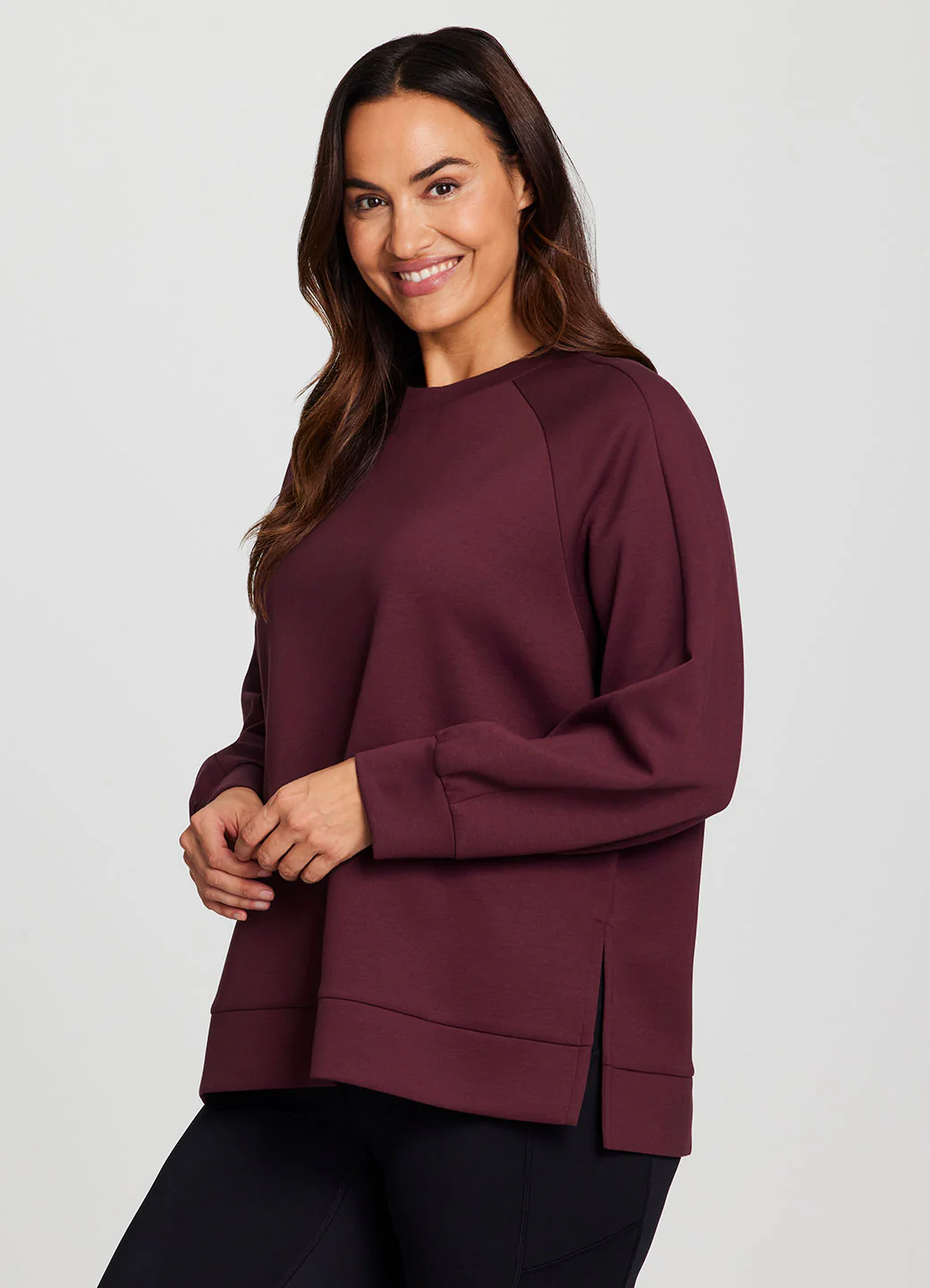 Plus LuxeSoft Crewneck Tunic - Image 5