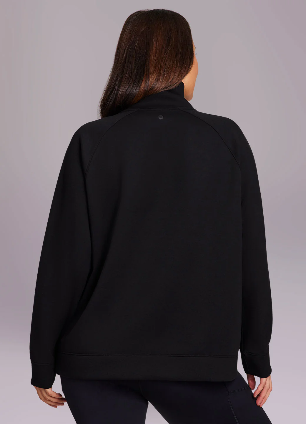 Plus LuxeSoft Oversized Half Zip Pullover - Image 12