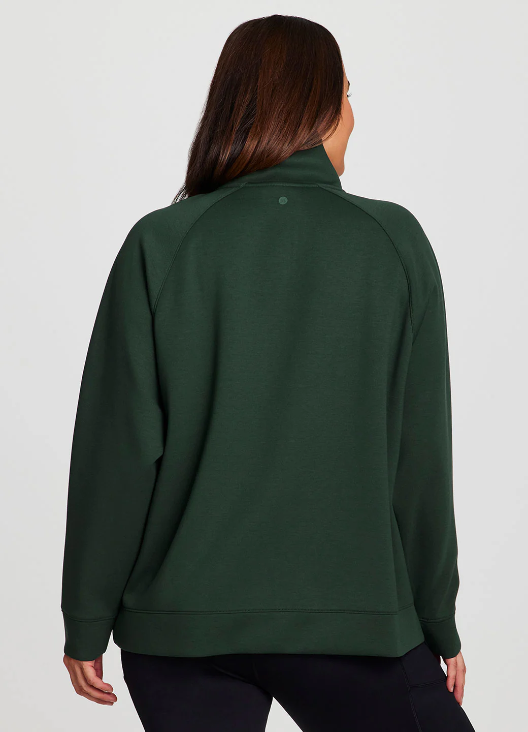 Plus LuxeSoft Oversized Half Zip Pullover - Image 3