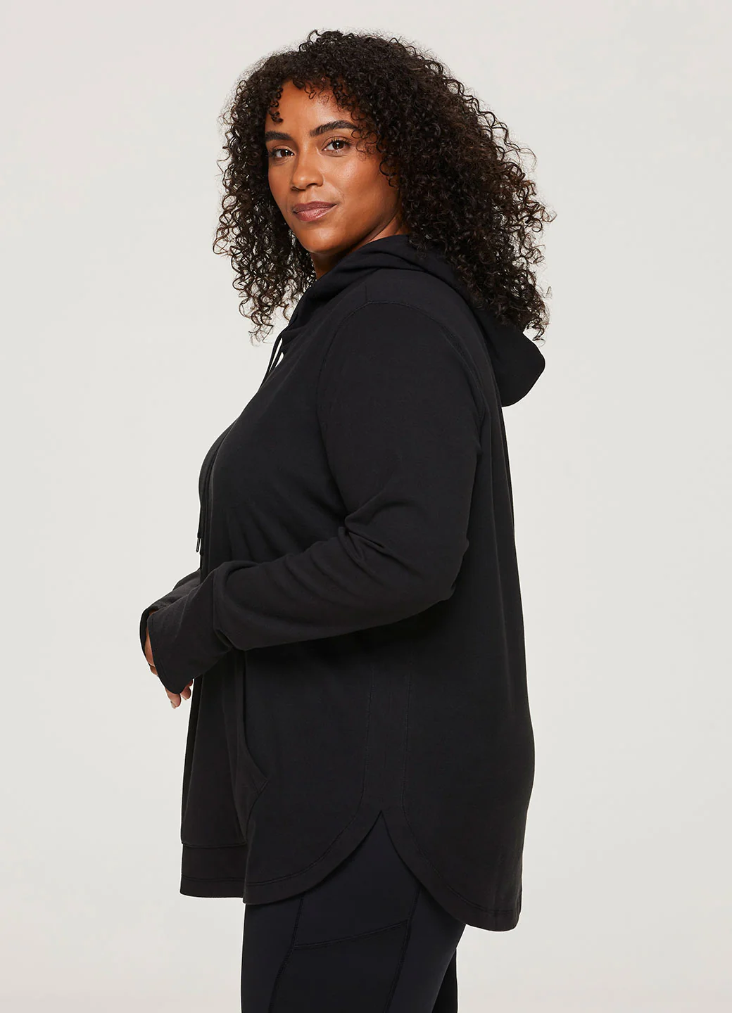 Plus Oliver Plush Hoodie Tunic Sweatshirt - Image 14