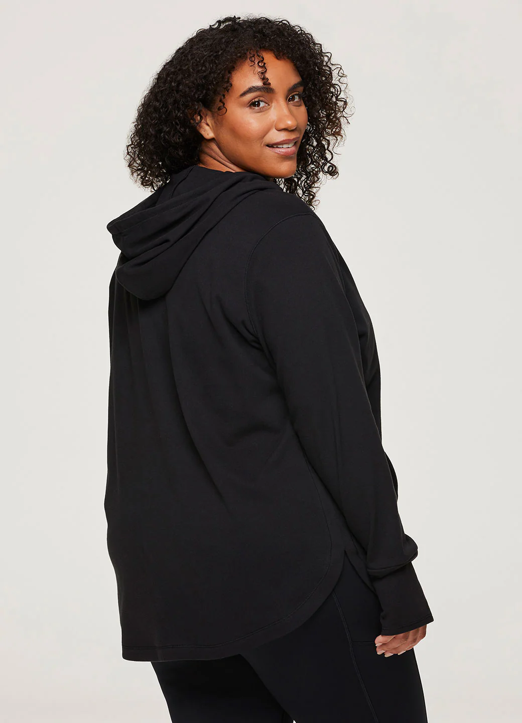 Plus Oliver Plush Hoodie Tunic Sweatshirt - Image 15
