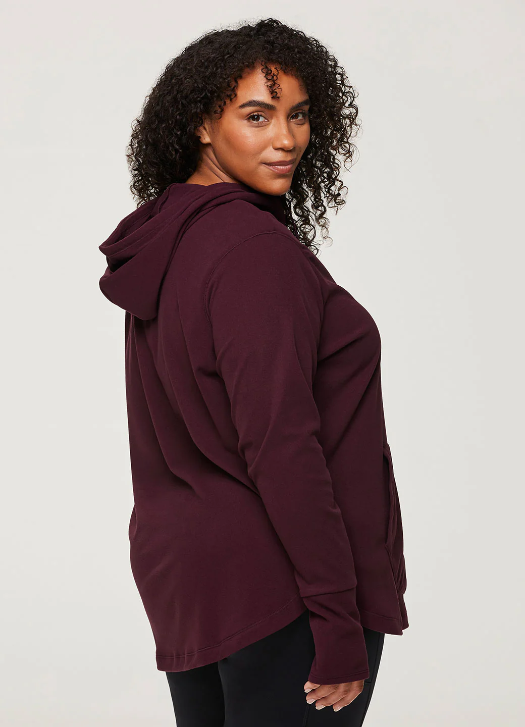 Plus Oliver Plush Hoodie Tunic Sweatshirt - Image 5