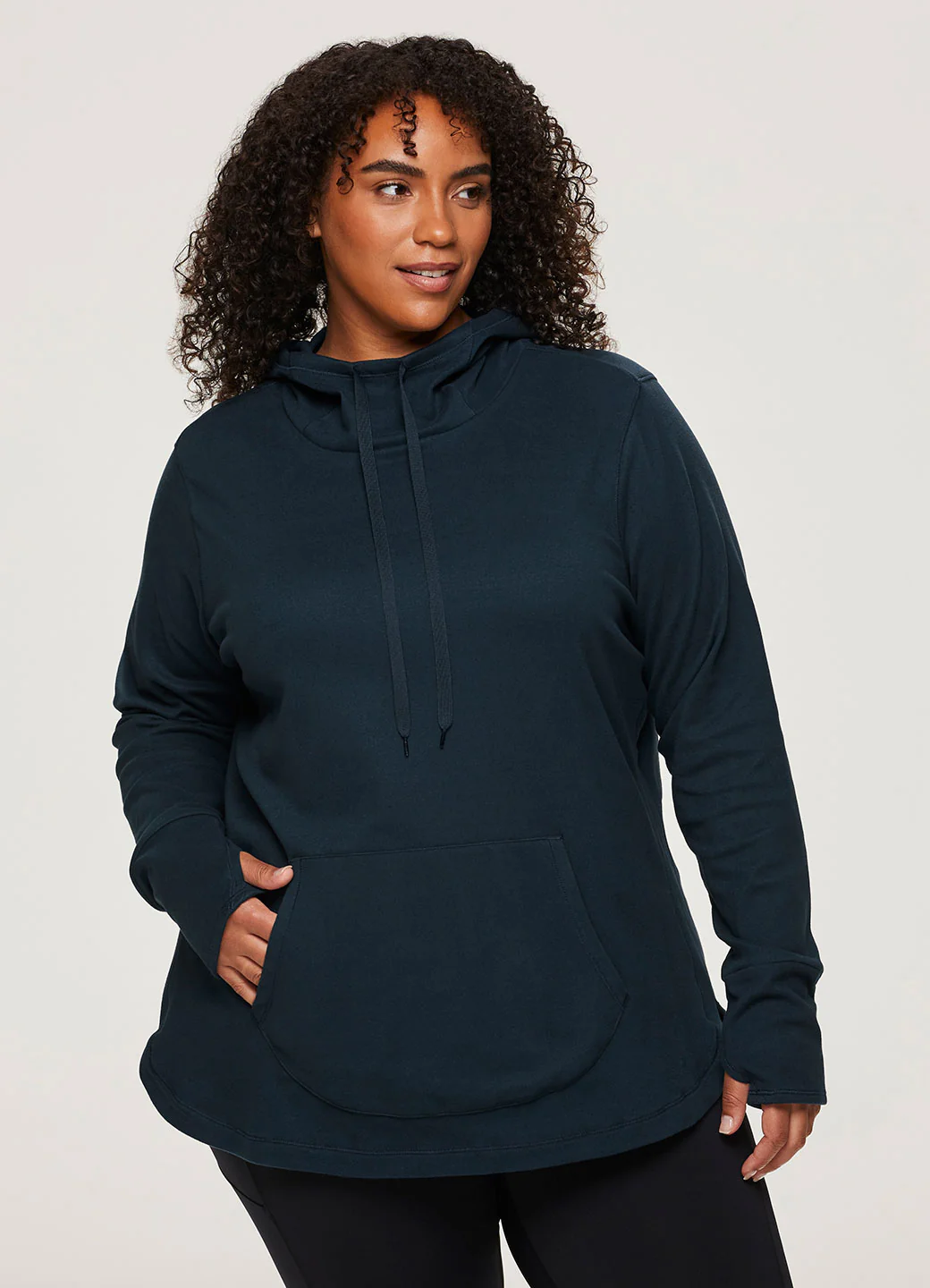 Plus Oliver Plush Hoodie Tunic Sweatshirt - Image 6