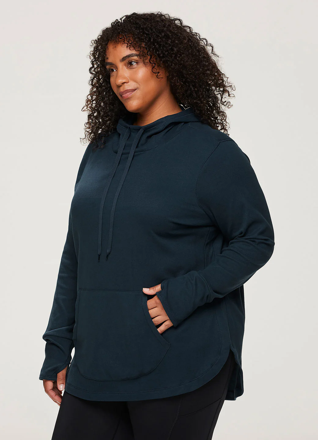 Plus Oliver Plush Hoodie Tunic Sweatshirt - Image 8