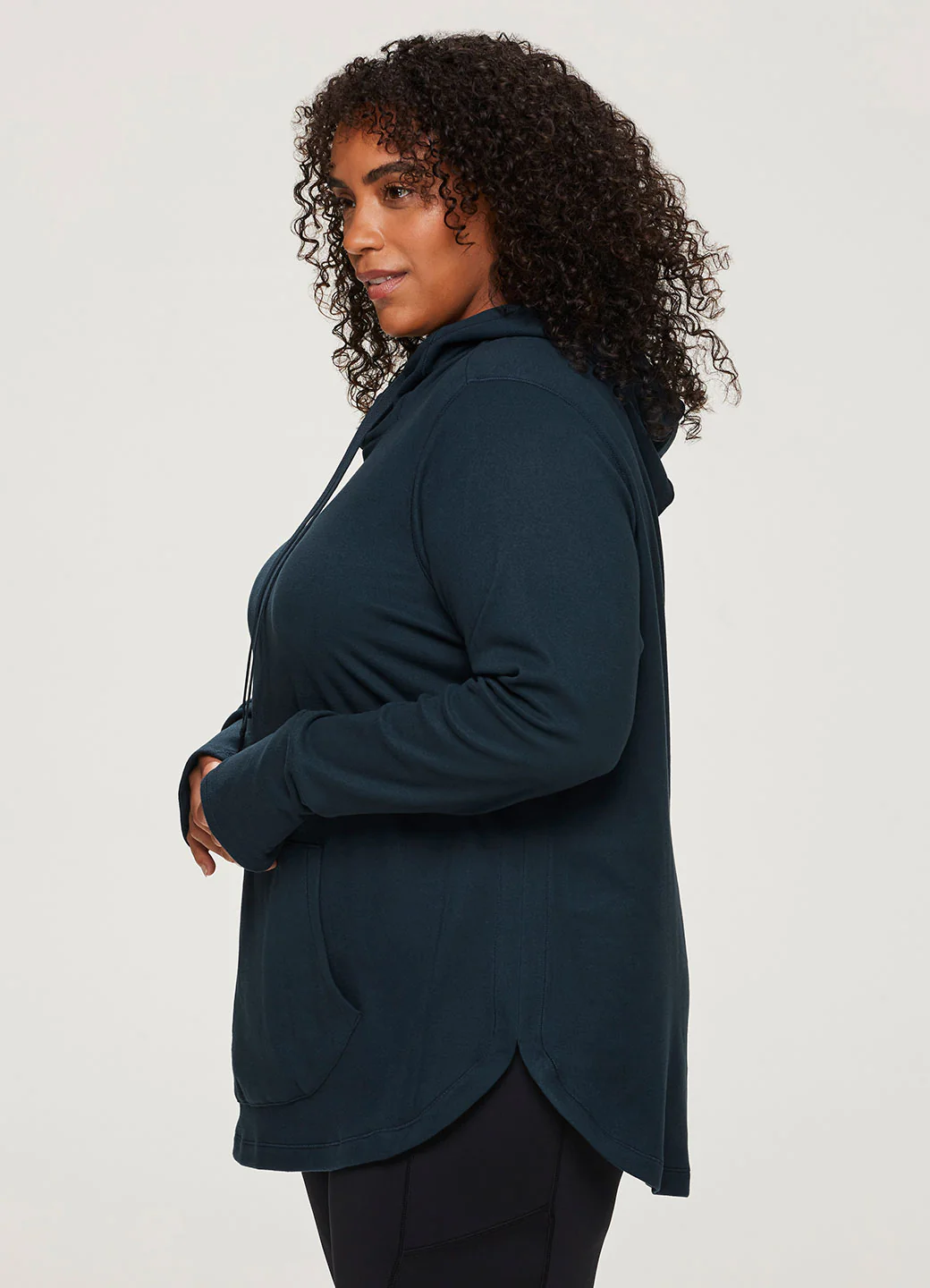 Plus Oliver Plush Hoodie Tunic Sweatshirt - Image 9