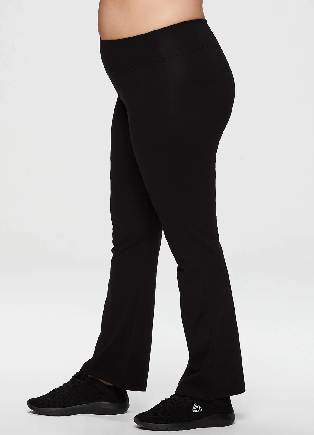 Plus Prime Cotton Spandex Boot Cut Yoga Pant - Image 4