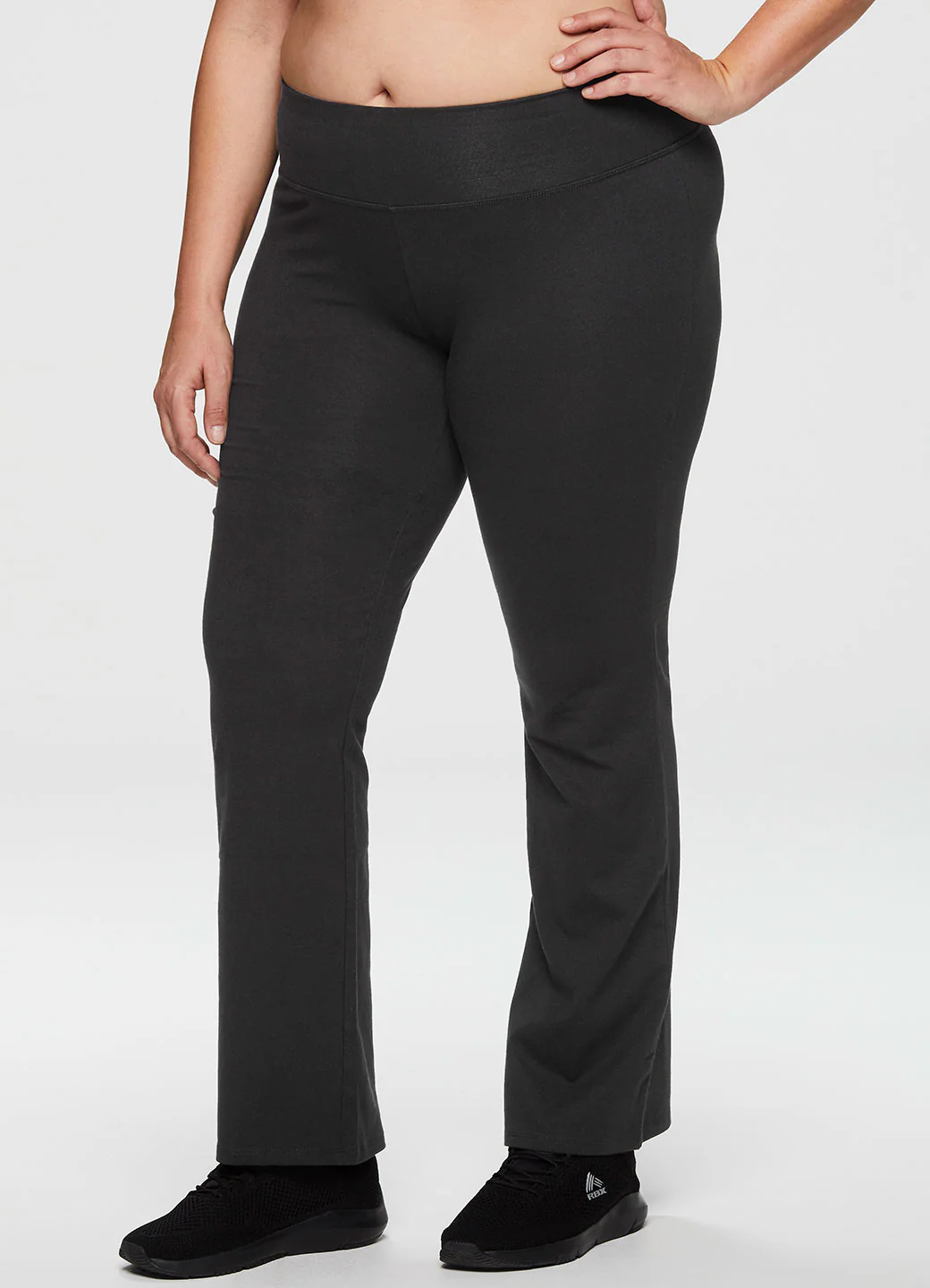 Plus Prime Cotton Spandex Boot Cut Yoga Pant - Image 5