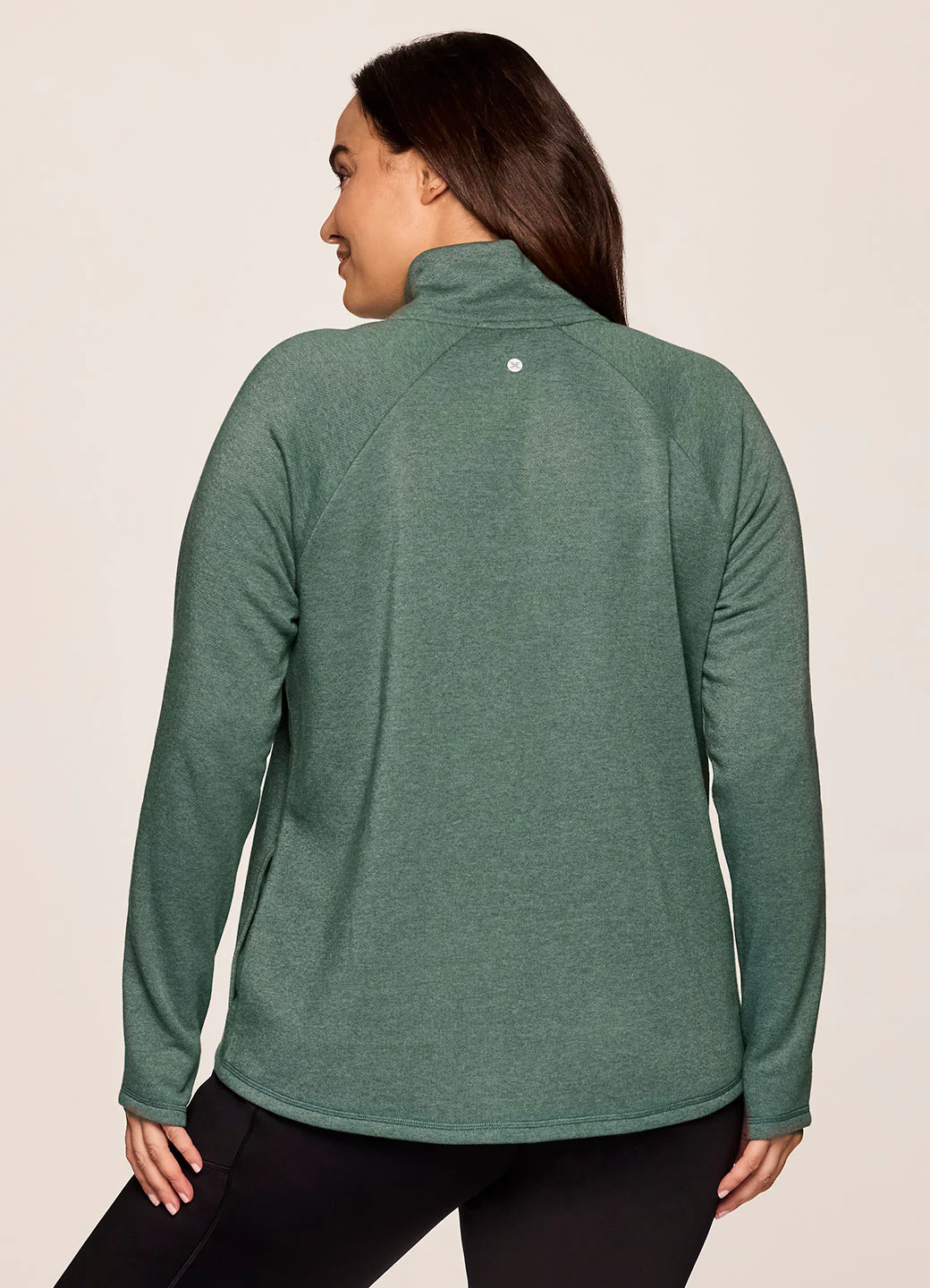 Plus Prime Ready To Roll Fleece Zip Mock Neck Pullover - Image 12