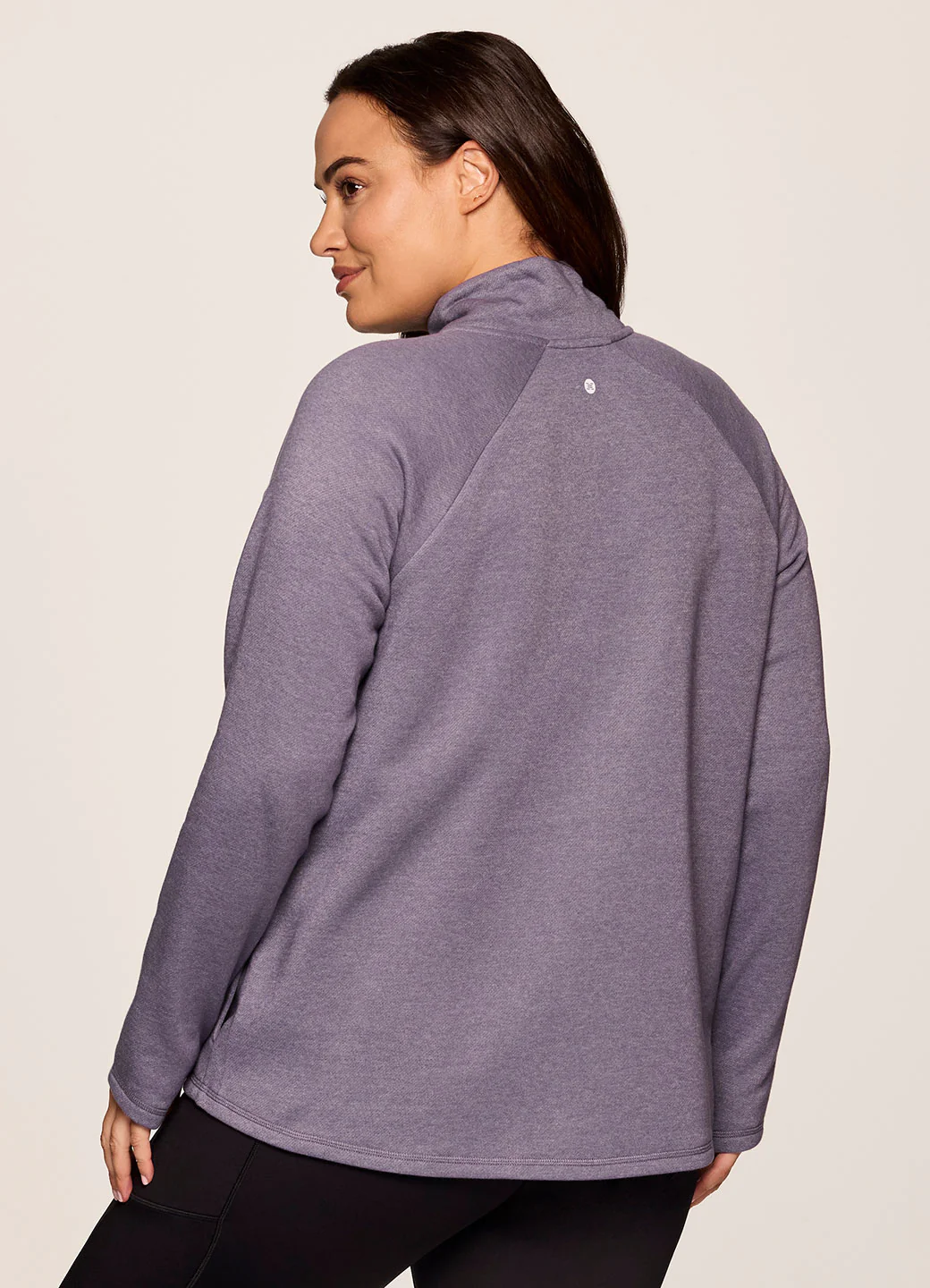 Plus Prime Ready To Roll Fleece Zip Mock Neck Pullover - Image 7
