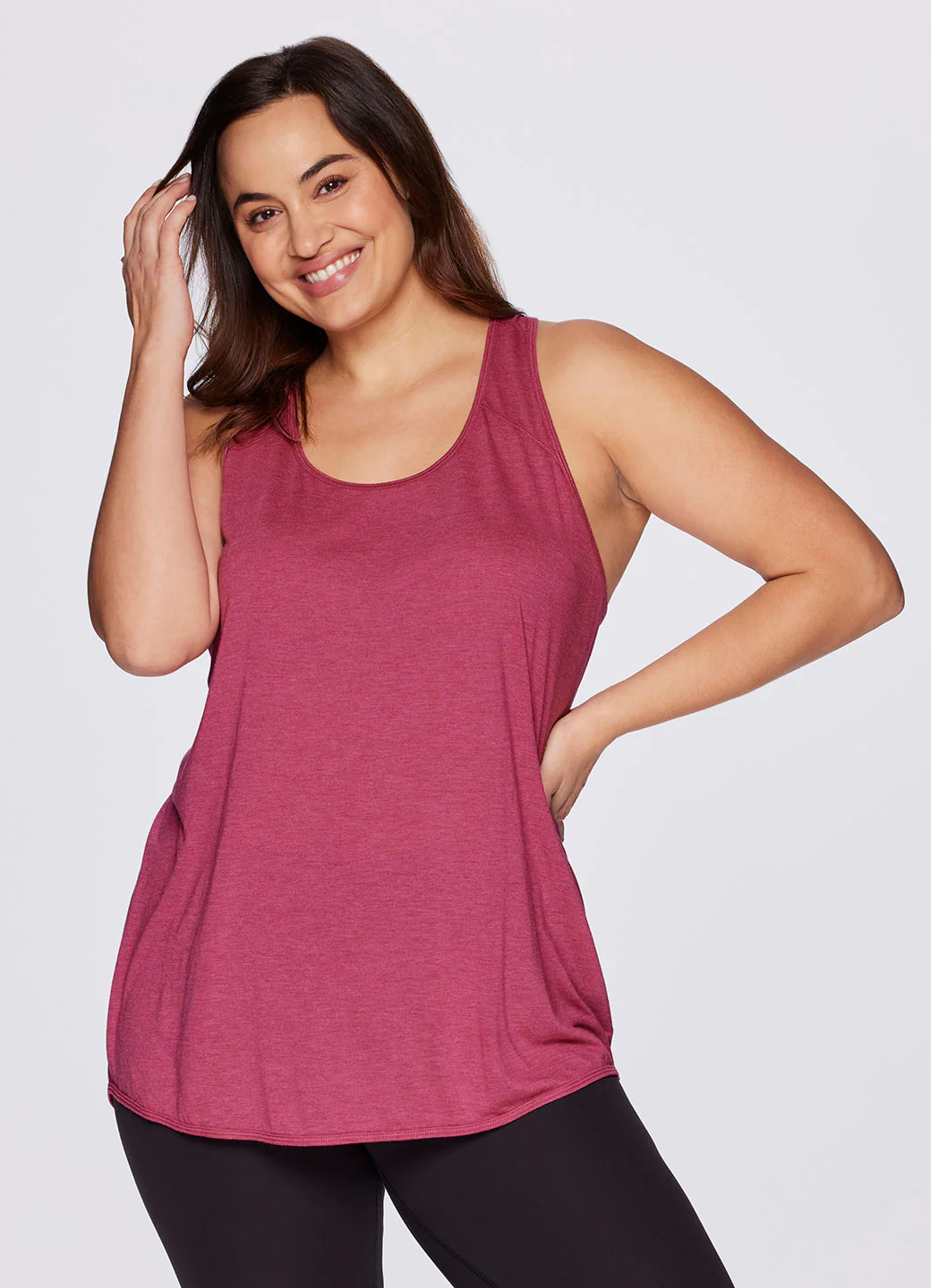 Plus Prime Relaxed Twist Back Tank Top - Image 23