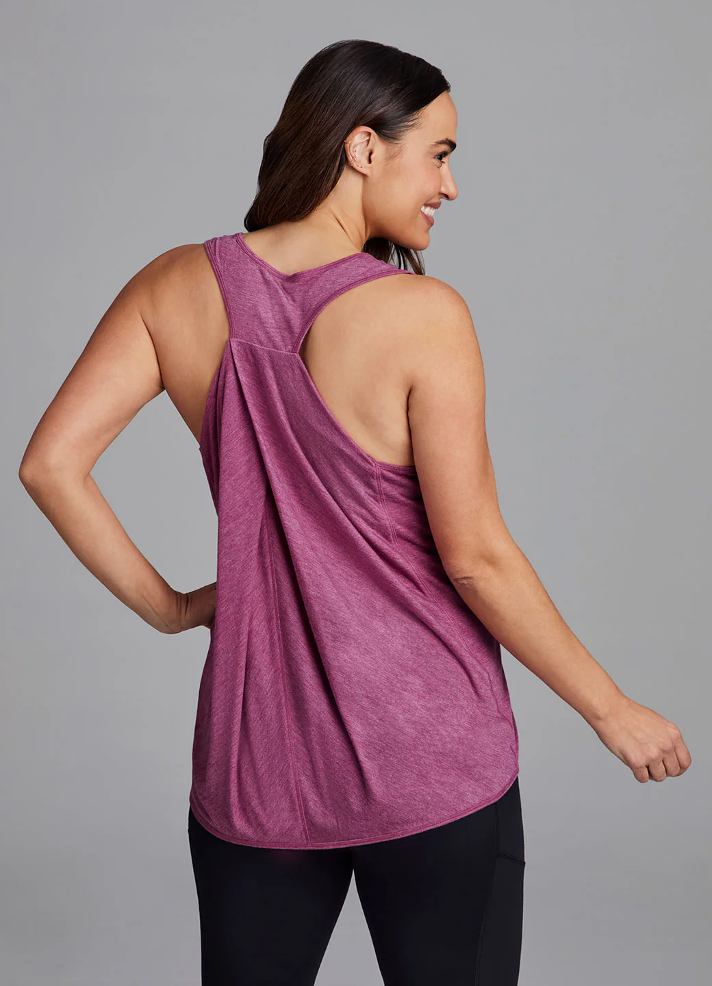 Plus Prime Relaxed Twist Back Tank Top - Image 4