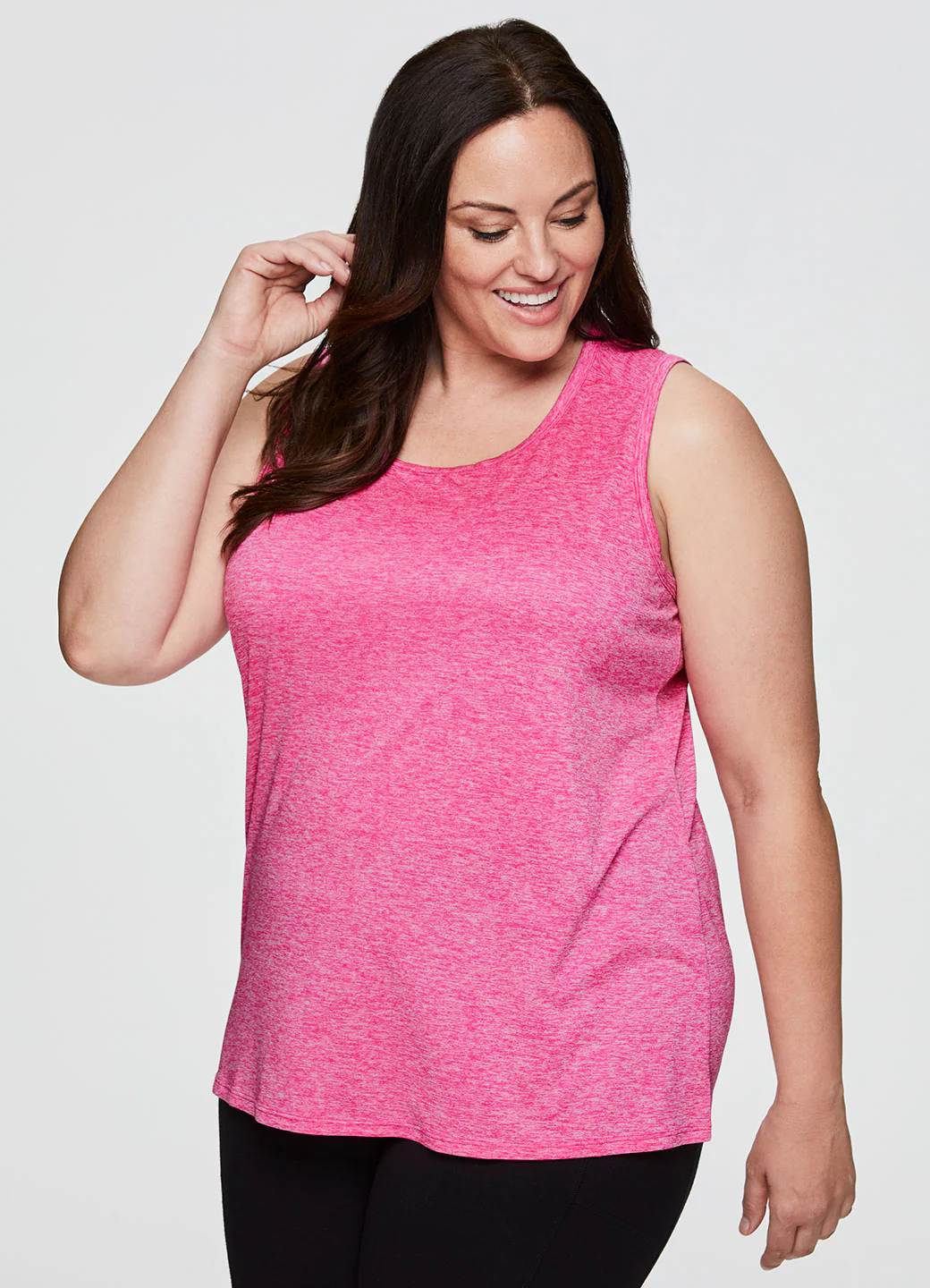 Plus Stratus Crewneck Lattice Back Tank - Image 7