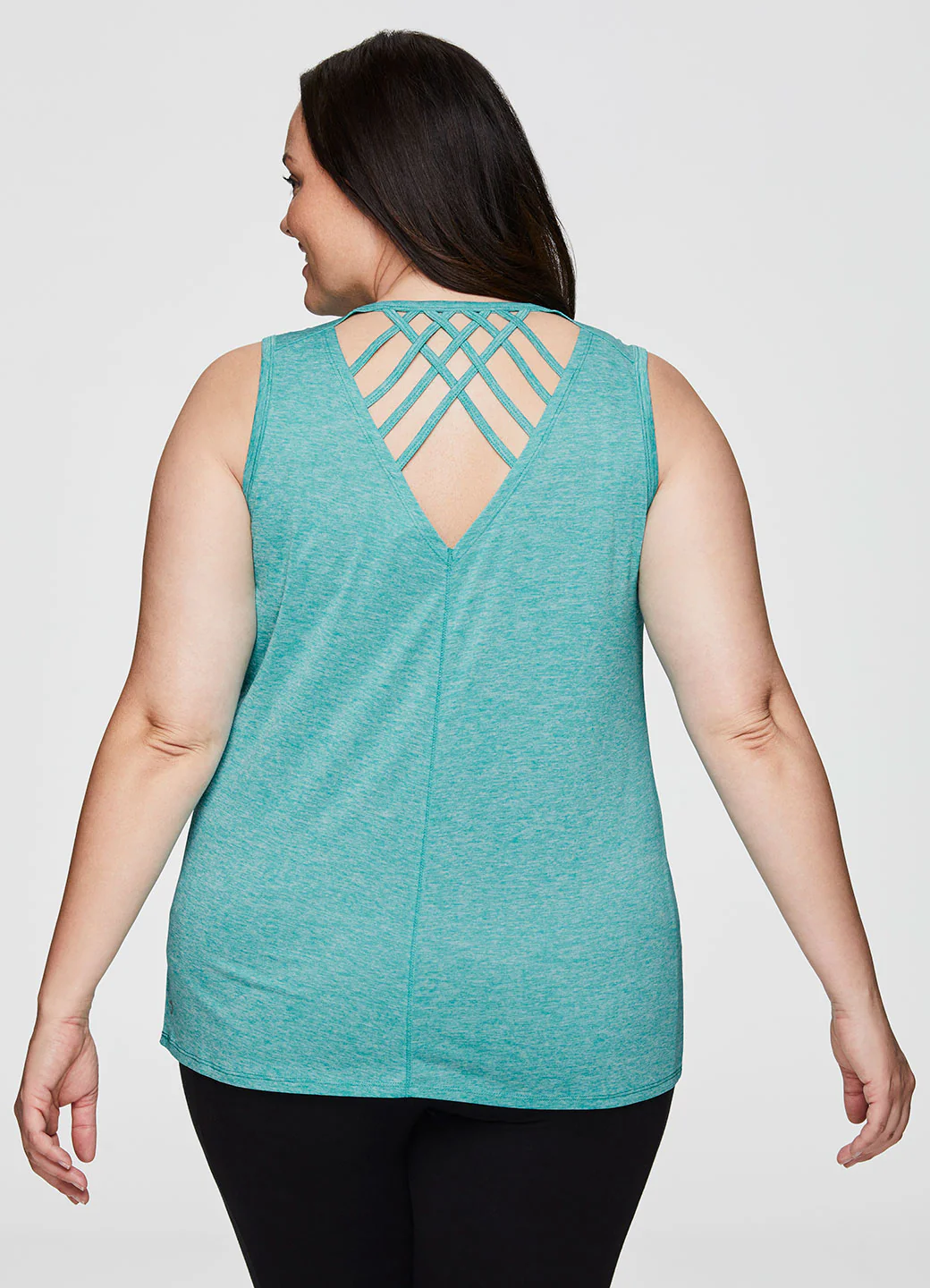 Plus Stratus Crewneck Lattice Back Tank - Image 9