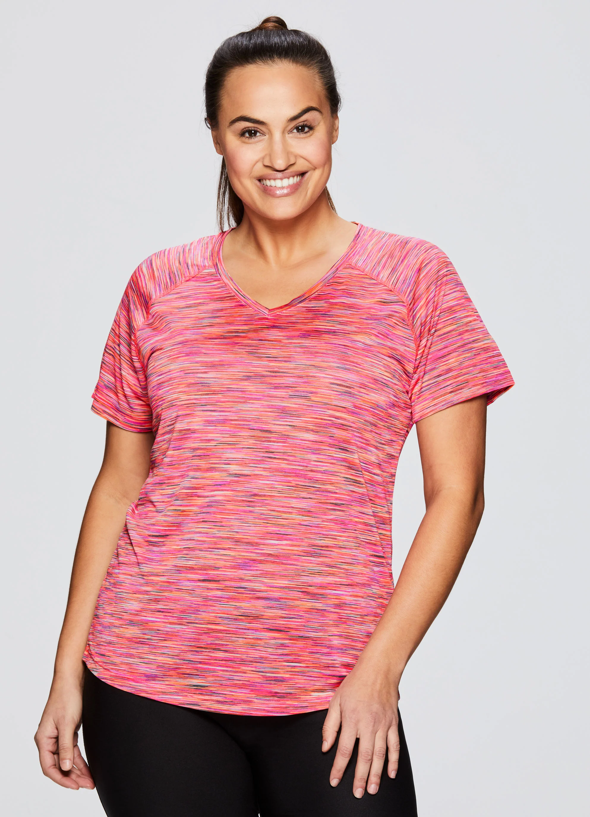 Plus Stratus Short Sleeve V-Neck Tee Shirt - Image 17