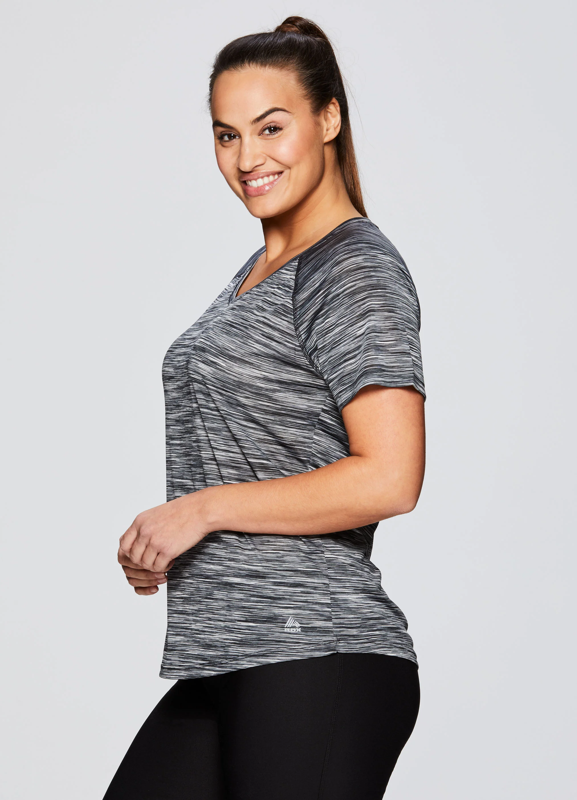 Plus Stratus Short Sleeve V-Neck Tee Shirt - Image 25