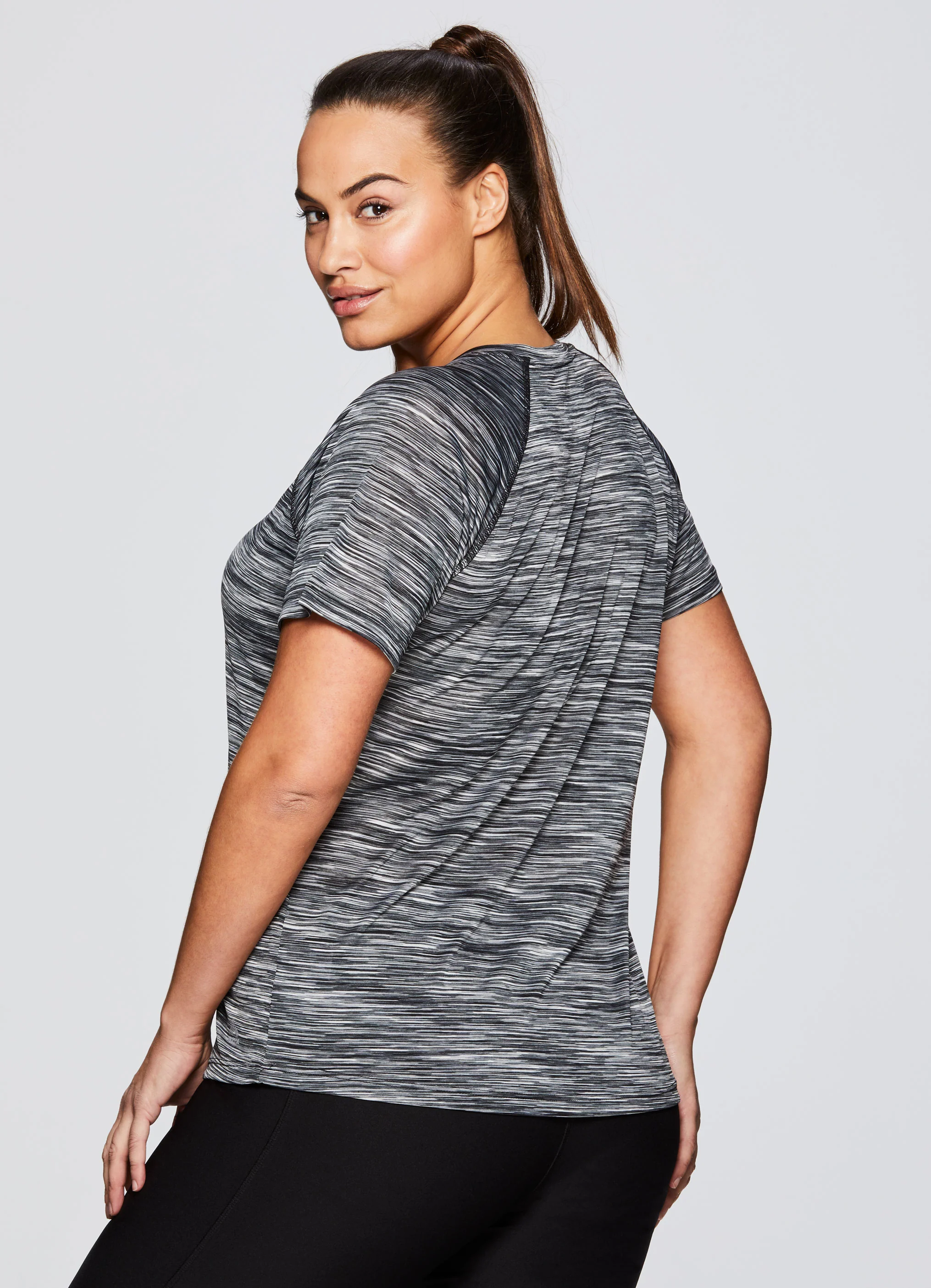 Plus Stratus Short Sleeve V-Neck Tee Shirt - Image 26