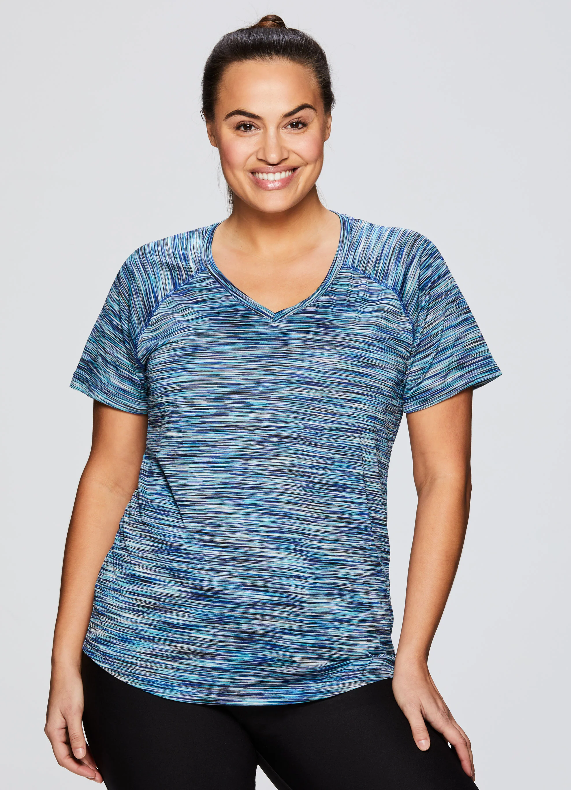 Plus Stratus Short Sleeve V-Neck Tee Shirt - Image 27