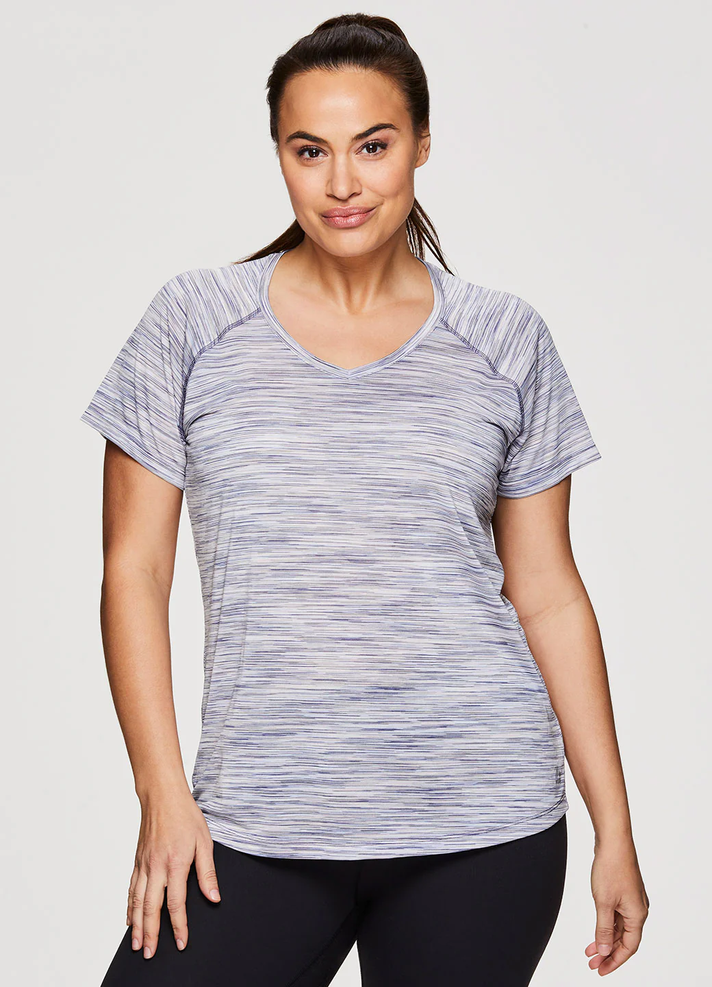 Plus Stratus Short Sleeve V-Neck Tee Shirt - Image 3