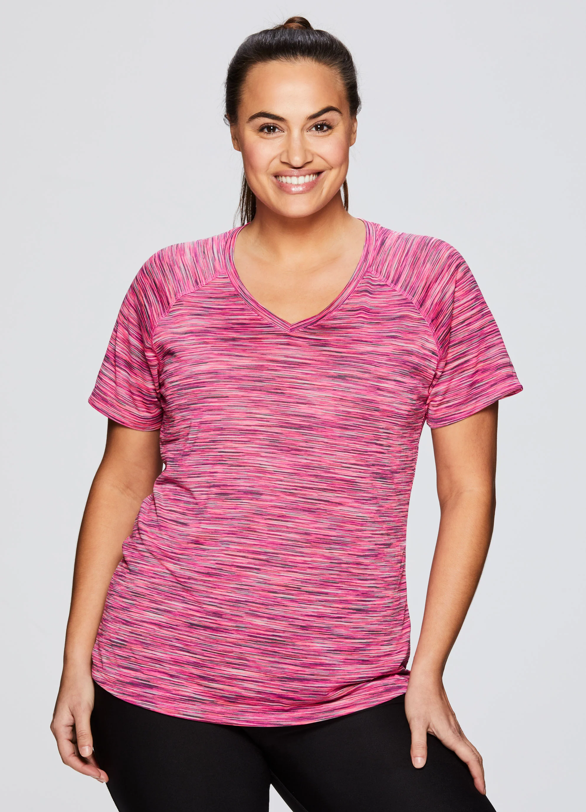 Plus Stratus Short Sleeve V-Neck Tee Shirt - Image 32