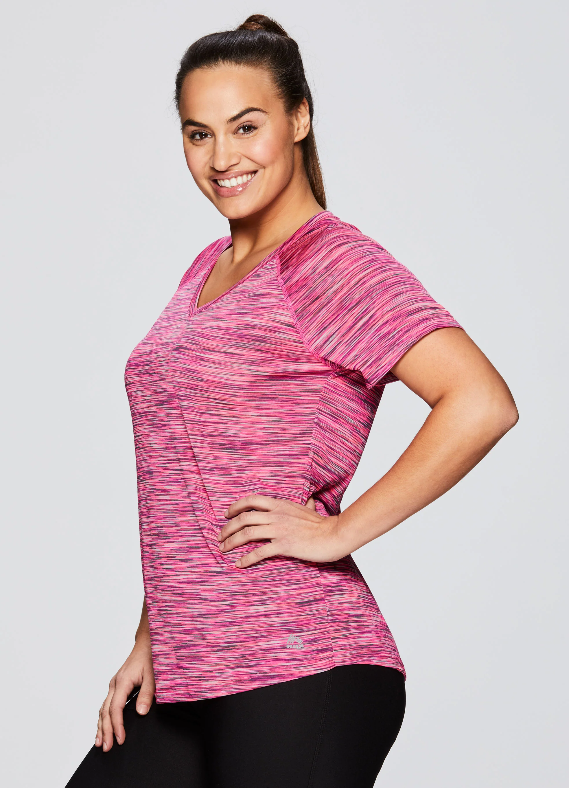 Plus Stratus Short Sleeve V-Neck Tee Shirt - Image 33