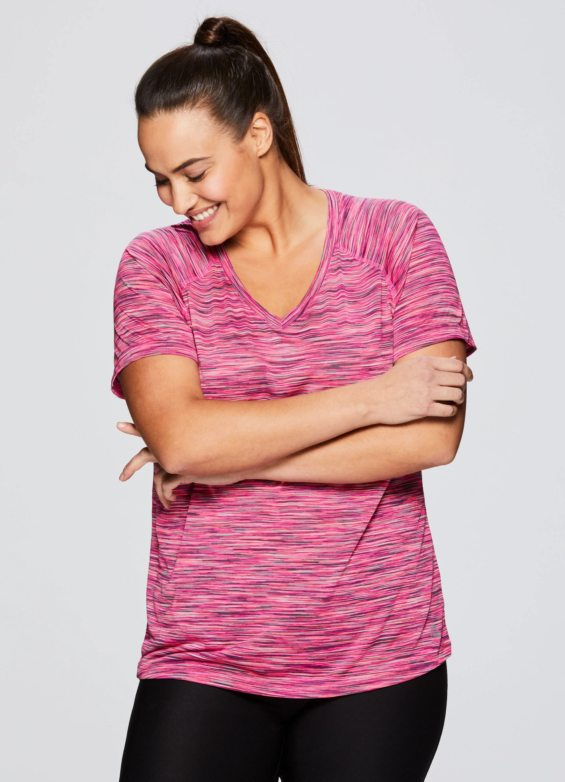 Plus Stratus Short Sleeve V-Neck Tee Shirt - Image 35
