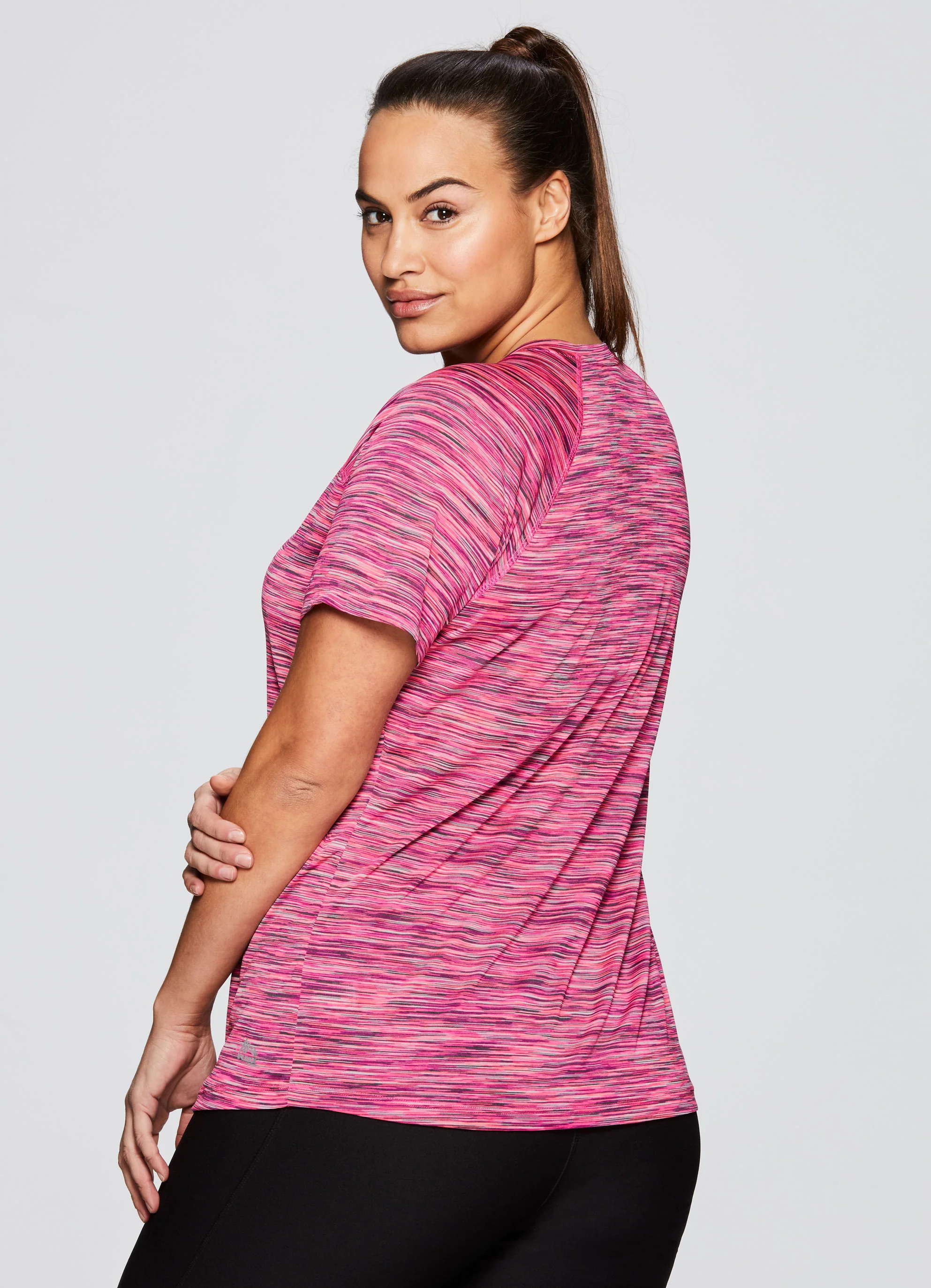 Plus Stratus Short Sleeve V-Neck Tee Shirt - Image 36