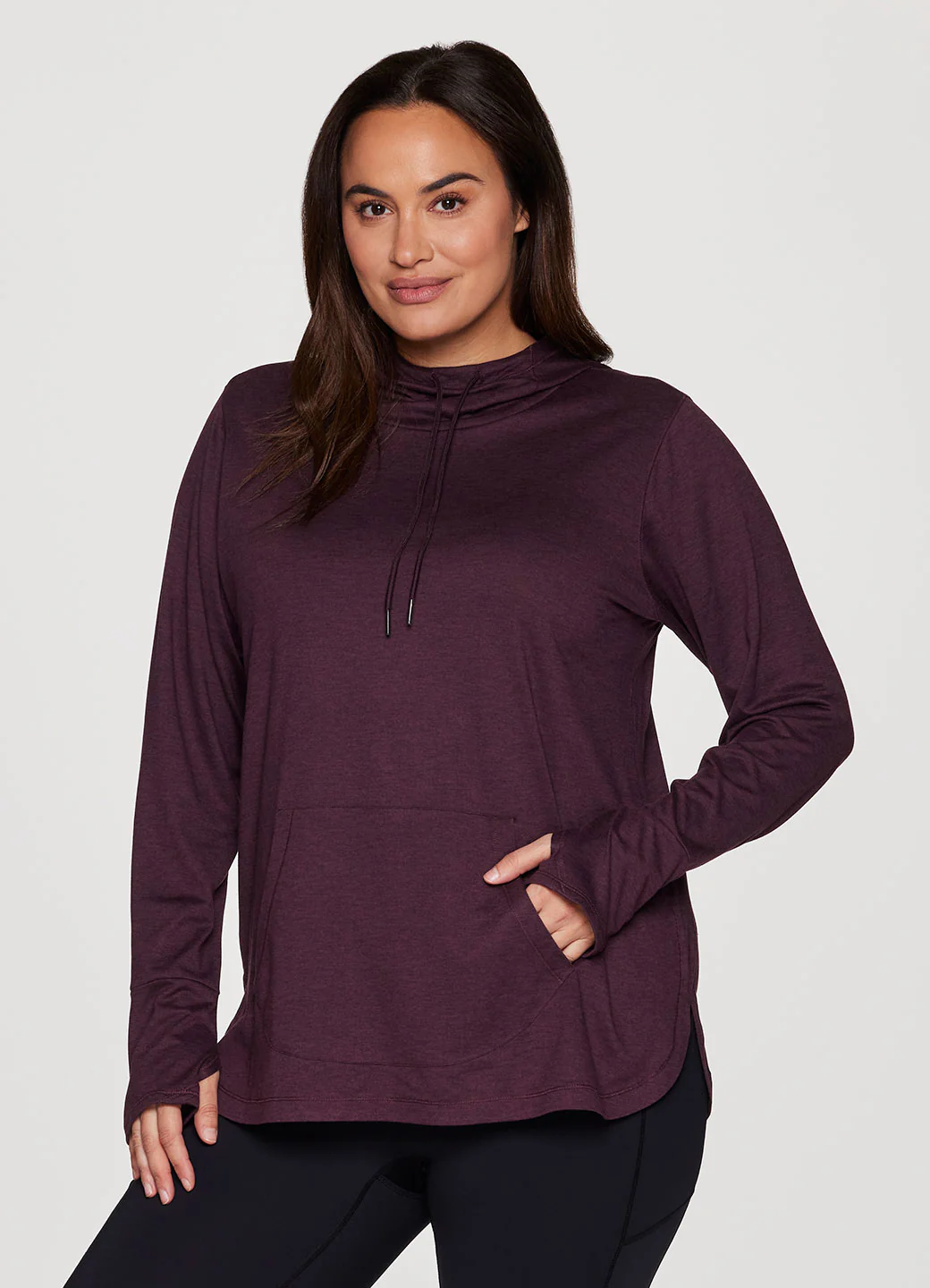 Plus Studio Breathe Super Soft Hoodie Tunic - Image 24