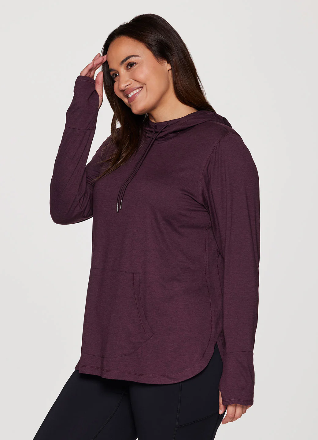 Plus Studio Breathe Super Soft Hoodie Tunic - Image 26