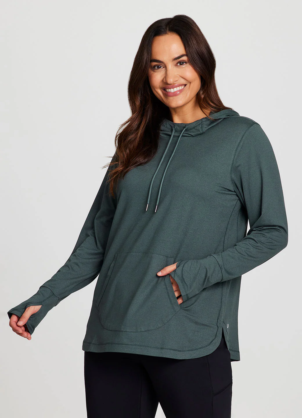 Plus Studio Breathe Super Soft Hoodie Tunic - Image 3