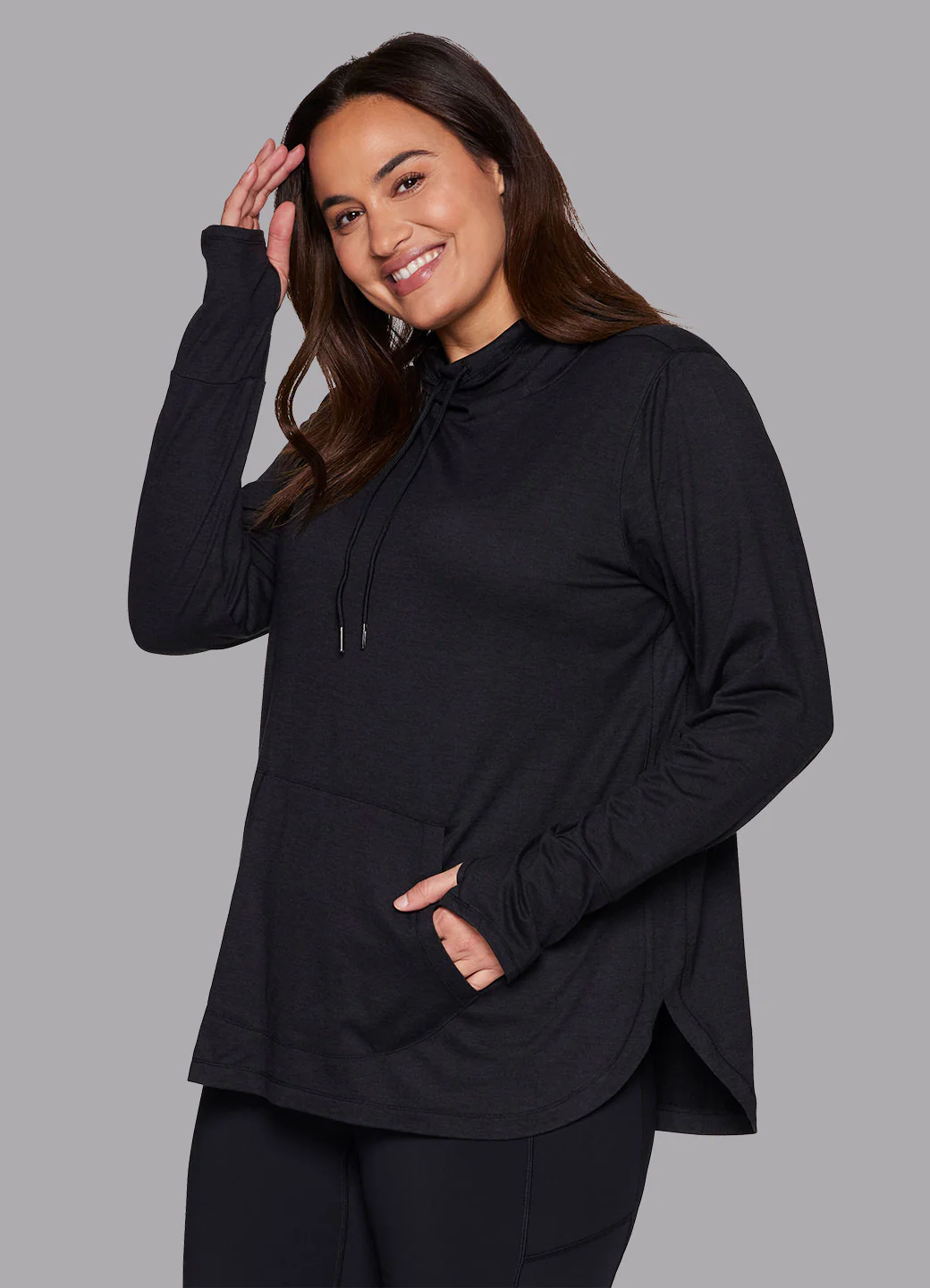 Plus Studio Breathe Super Soft Hoodie Tunic - Image 41