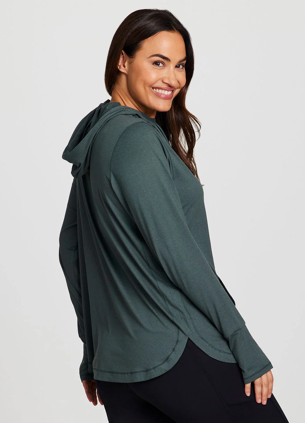Plus Studio Breathe Super Soft Hoodie Tunic - Image 5